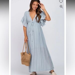 NWOT Pinkblush Baby Blue Maternity dress